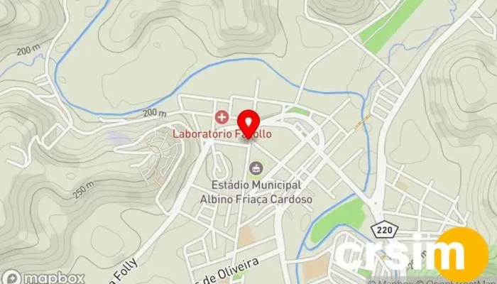 mapa de BELLA BOUTIQUE Loja de Roupa em Porciúncula
