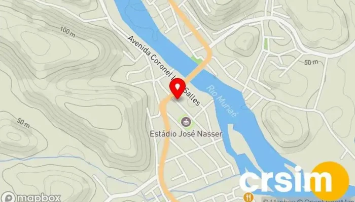 mapa de Bella moda íntima Loja de lingerie em Italva