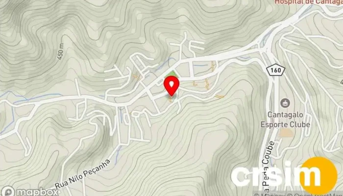 mapa de Bem Estar Mayara Melo Centro de saúde e beleza em Cantagalo