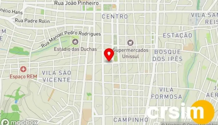 mapa de Betth Store Alfenas Loja de moda feminina em - Centro