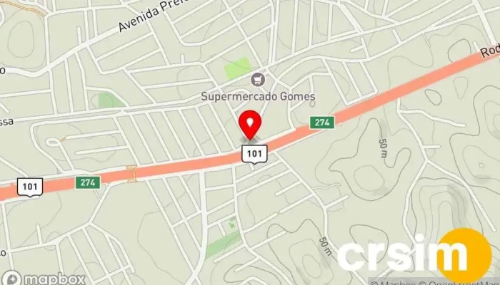 mapa de BOMPREÇO Material de Construção - Tanguá Fornecedor de materiais de construção em Tanguá