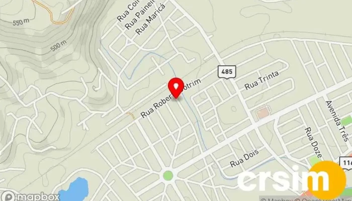 mapa de Boutique do Máximo Loja de Roupa em Itatiaia