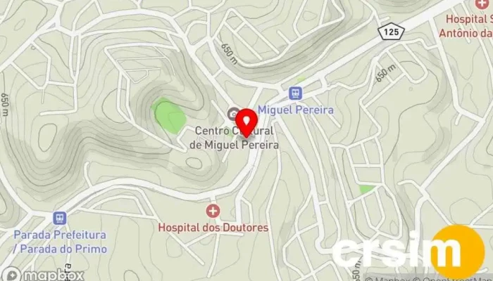 mapa de Bramil Supermercados Supermercado em Miguel Pereira