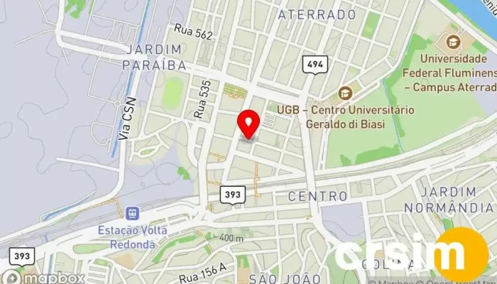 mapa de Brasil Lar Loja de artigos domésticos em Volta Redonda - RJ