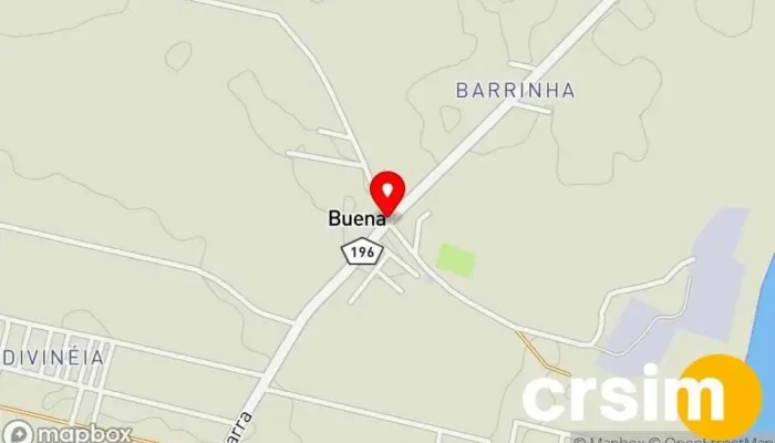 mapa de Buena  em São Francisco de Itabapoana