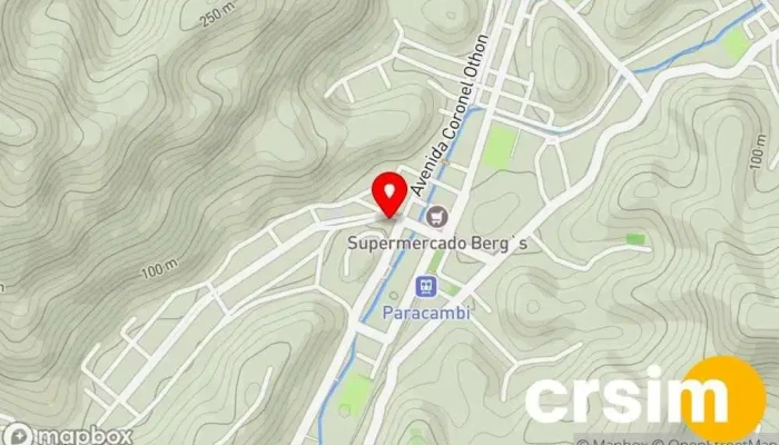 mapa de C K Paracambi Material de Construção Loja de materiais de construção em Paracambi
