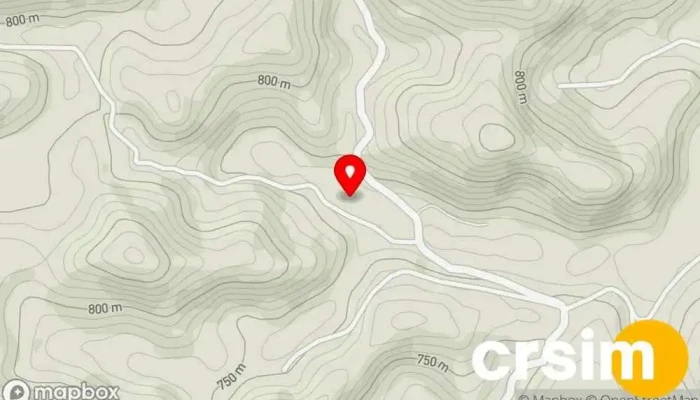 mapa de Cachoeira do Thadeu Fazenda em Duas Barras