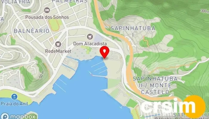 mapa de Caçula Angra dos Reis - Papelaria, Bazar, Artesanato e Tecidos Loja de variedades em Angra dos Reis