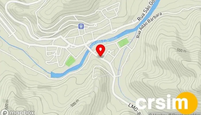 mapa de Câmara Municipal de Acaiaca Repartição pública local em Acaiaca - MG