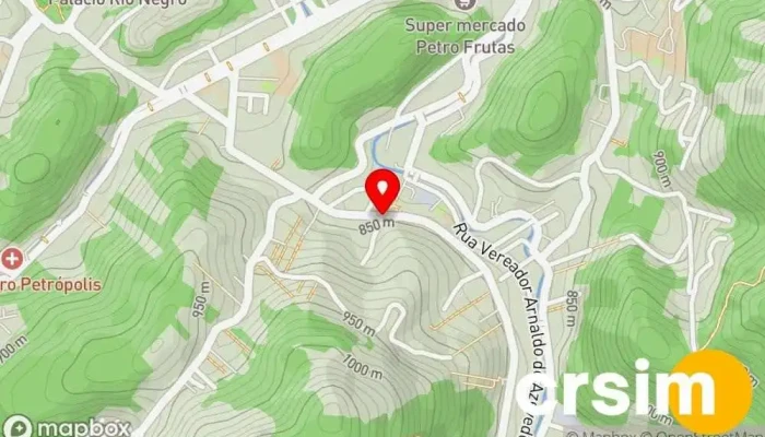 mapa de Canal da Criança Loja de moda infantil em Petrópolis