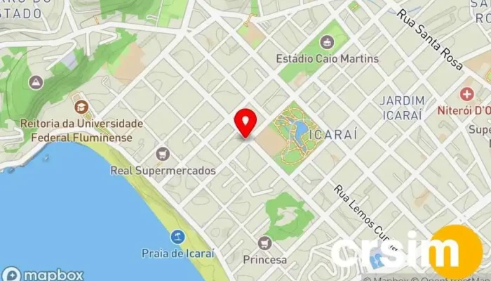 mapa de Cantão Loja de moda feminina em Niterói