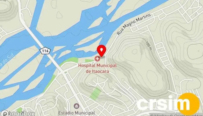 mapa de CAPIL - Cooperativa Agropecuária de Itaocara Laticínios em Itaocara