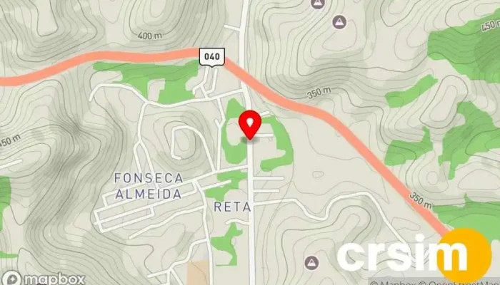 mapa de CAPS Caminho Novo - Com. Levy Gasparian Serviço de saúde mental em Comendador Levy Gasparian