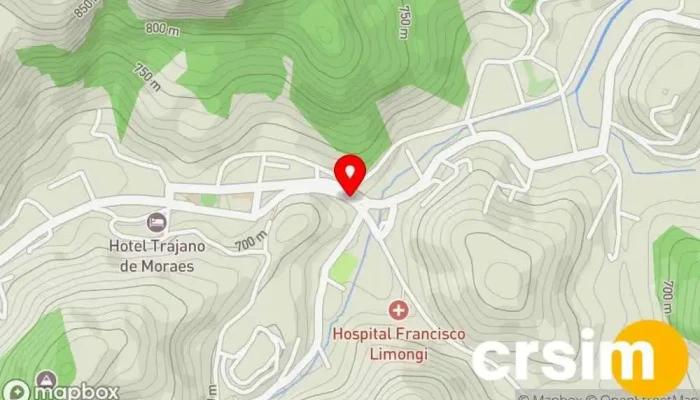 mapa de Cartório do Ofício Único de Trajano de Moraes Cartório de Registro Civil em - Centro
