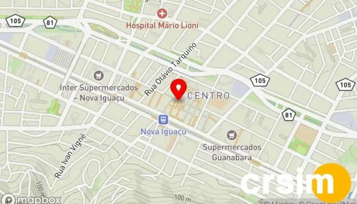 mapa de Casa Blessed Nova Iguaçu Loja de Roupa em Nova Iguaçu