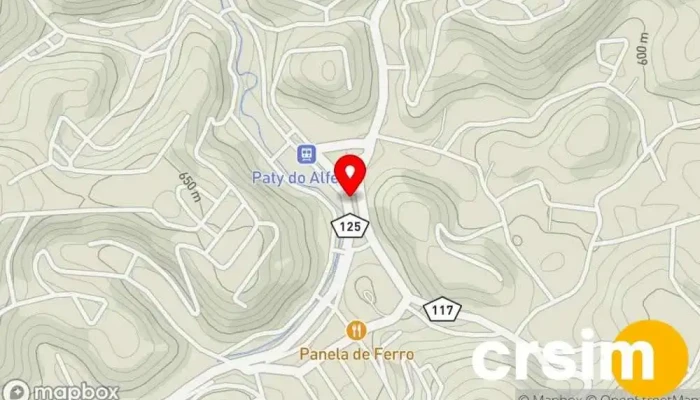mapa de Casa Da Lavoura Loja de suprimentos para animais de estimação em Paty do Alferes