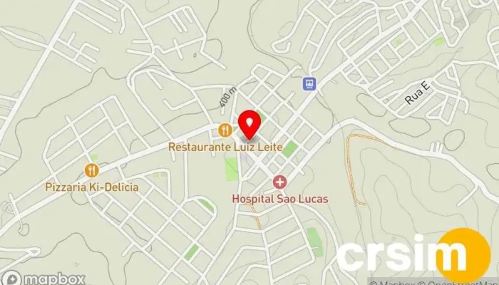 mapa de Casa Da Lulis  em Quatis