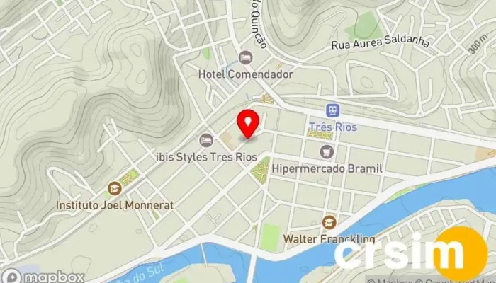 mapa de Casa da Patroa Loja de artigos para cama, mesa e banho em - Três Rios