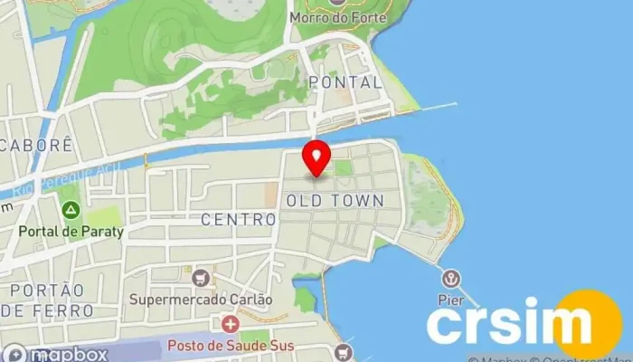 mapa de Casa das Latas Paraty Loja de Presentes em Paraty