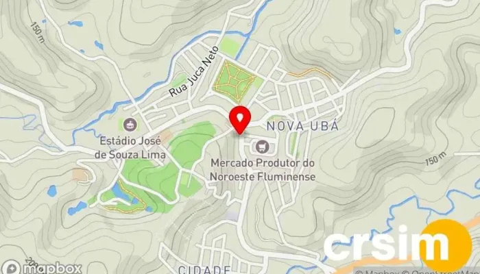 mapa de CASA DO CAMPO  em São José de Ubá