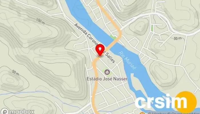 mapa de Casa do Doce 