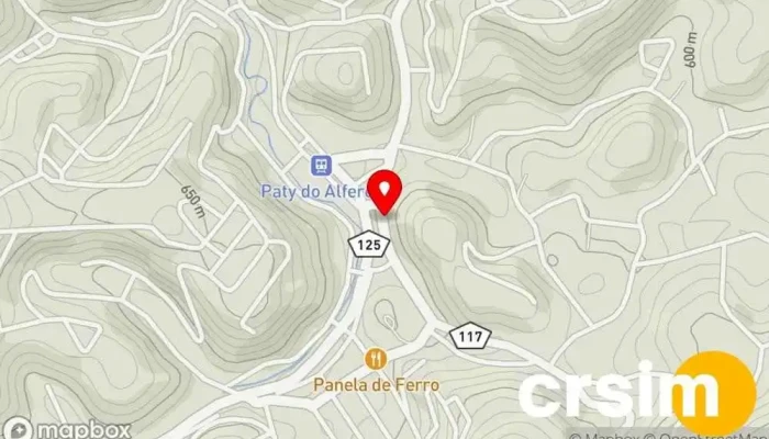 mapa de Casa do Empreendedor - Paty do Alferes Repartição pública municipal em Paty do Alferes