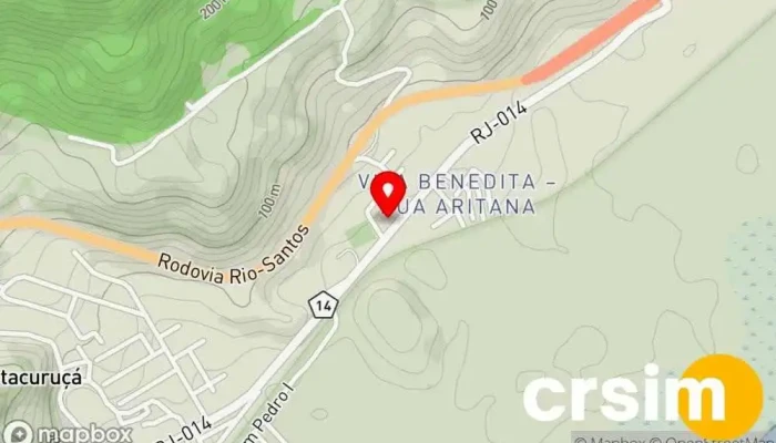 mapa de Casa do milico Loja de artigos militares em Mangaratiba