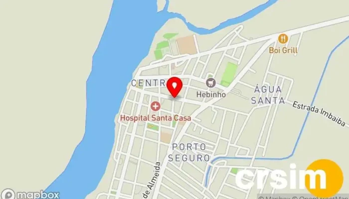 mapa de Casa do Papai Noel Loja de departamento em São João da Barra