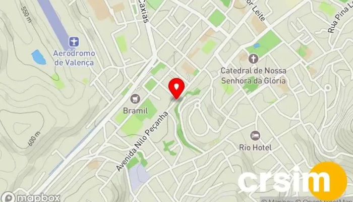 mapa de Casa do Parafuso - Valença - RJ Loja de materiais de construção em - Centro