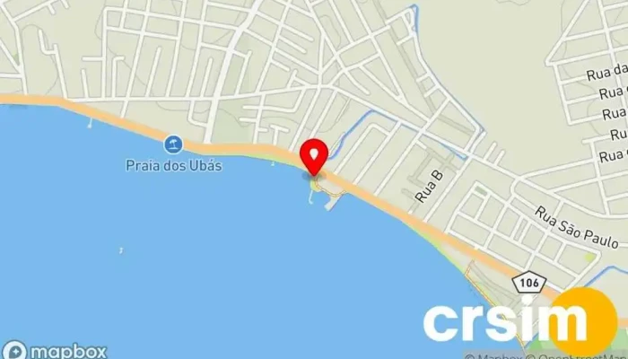mapa de Casa do Pescador Peixaria em Iguaba Grande