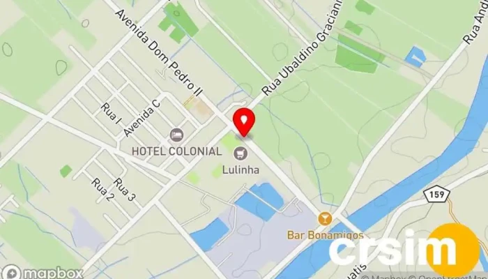 mapa de Casa Lotérica Sorte Real Loja em Porto Real