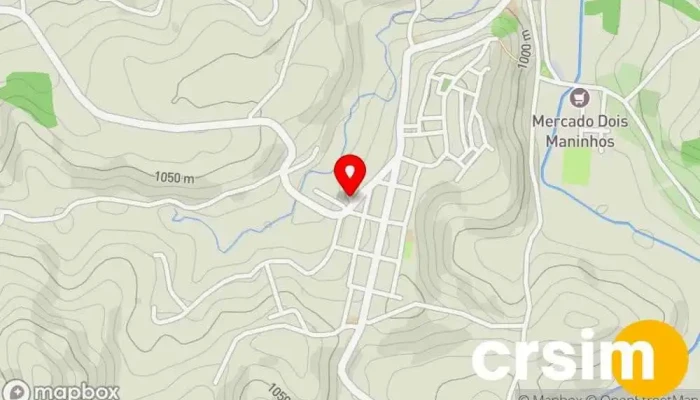 mapa de Casa Nova Loja de materiais de construção em Aiuruoca - MG