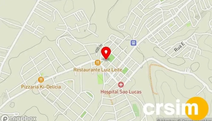 mapa de Casa Santa Maria Loja de Roupa em Quatis
