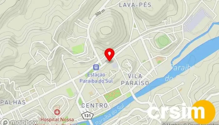 mapa de Casa Walter Móveis e Eletros - Centro Loja de móveis, Loja de eletrodomésticos, Loja de materiais de construção em Paraíba do Sul