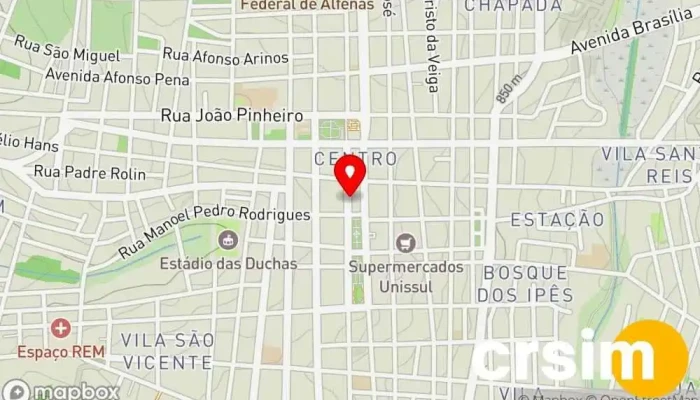 mapa de Casas Bahia Loja de departamento em - Centro