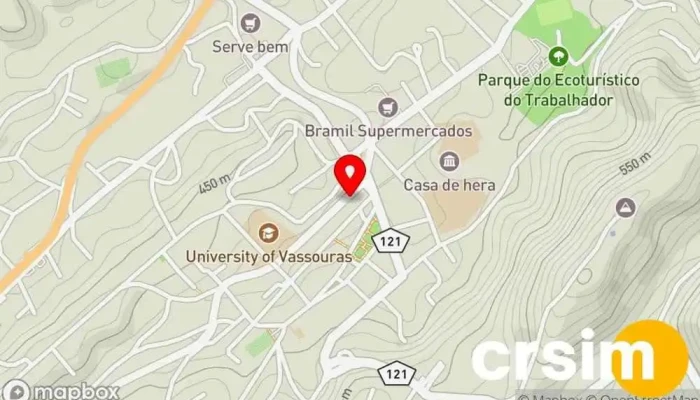 mapa de Casas Mazzarope Loja de Roupa em - Centro