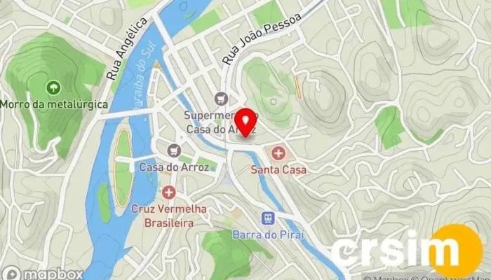 mapa de Casinha Baby Kids Loja de Roupa em Barra do Piraí