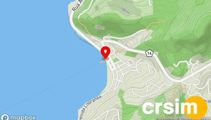 mapa de CCR Barcas - Mangaratiba Serviço de barcas em Mangaratiba