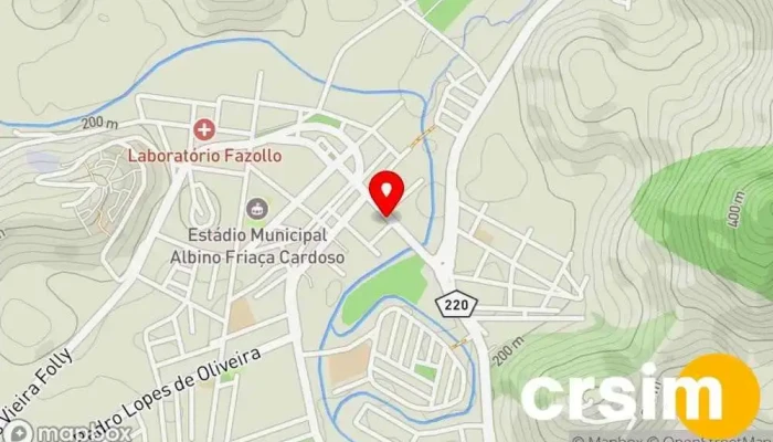 mapa de Centro Estético Espelho Meu Centro de saúde e beleza em Porciúncula