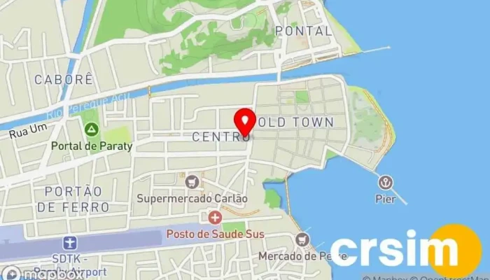 mapa de Centro Histórico de Paraty Marco histórico, Agência de viagens a pontos turísticos, Atração turística em Paraty