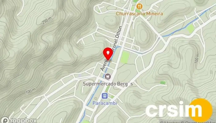 mapa de Centro Médico Paracambi Policlínica em Paracambi