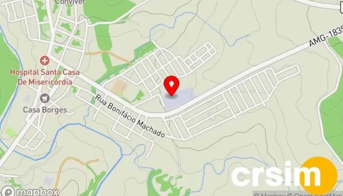 mapa de Cerâmica Nossa Senhora Aparecida Loja de artigos em cerâmica em Abadia dos Dourados - MG