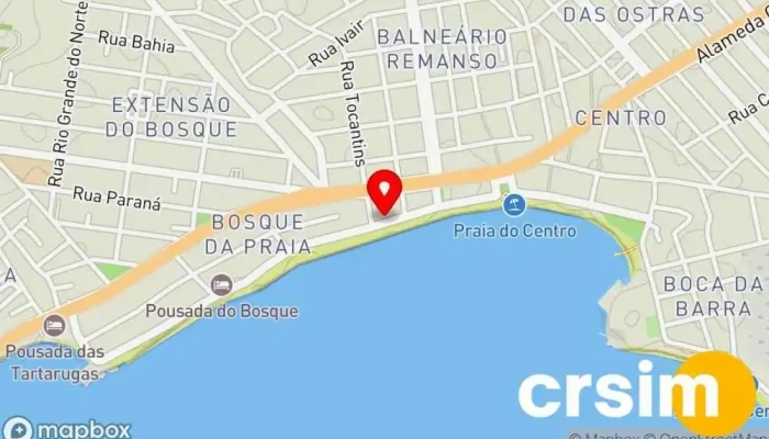 mapa de Chalé dos Presentes Loja de presentes, Artesanato, Loja de moda feminina em Rio das Ostras