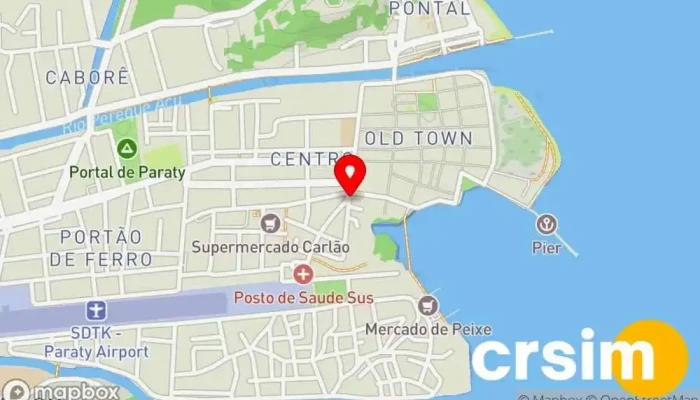 mapa de Changrila Loja de Roupas Loja de Roupa em Paraty