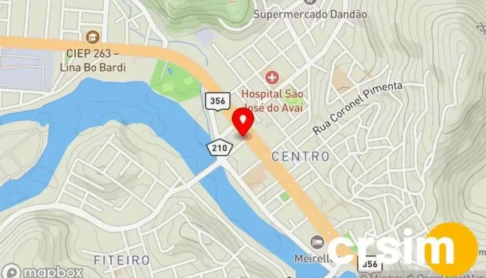mapa de Chequer Megastore Loja em Itaperuna