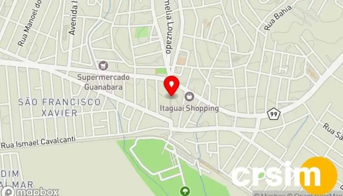 mapa de Chic Baby rj Loja de moda infantil em Itaguaí
