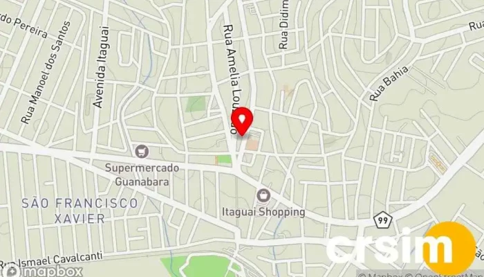 mapa de Choice Boutique Loja de Roupa em Itaguaí