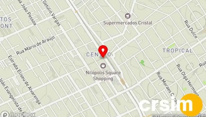 mapa de Citycol Nilópolis Loja de Roupa em Nilópolis