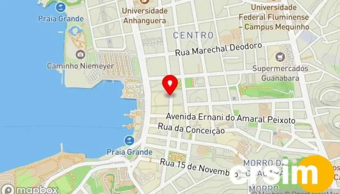 mapa de Citycol Niterói Loja de Roupa em Niterói