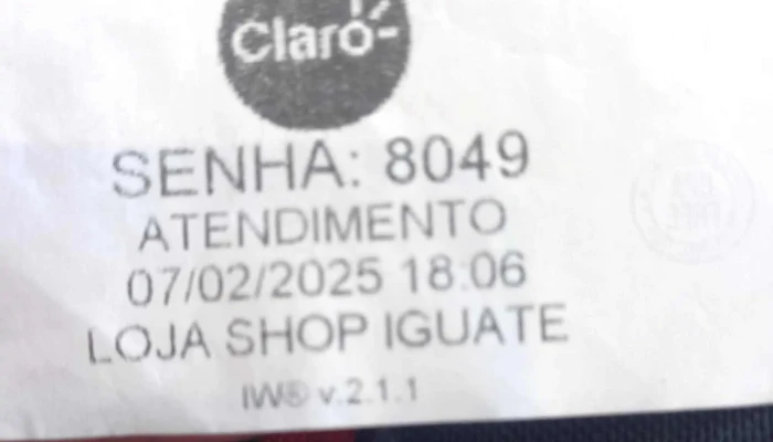Claro -  Aberto Agora - Rio De Janeiro
